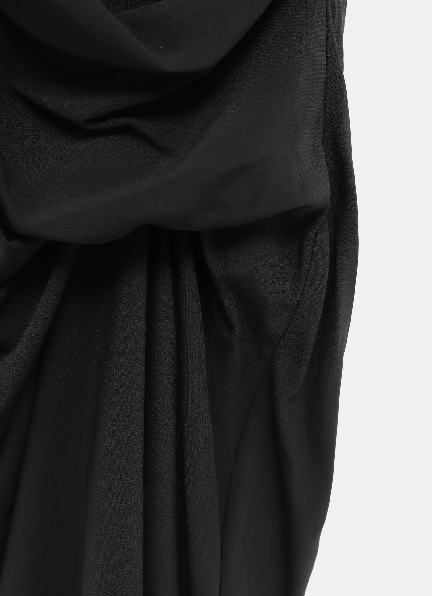Vestido de noche drapeado