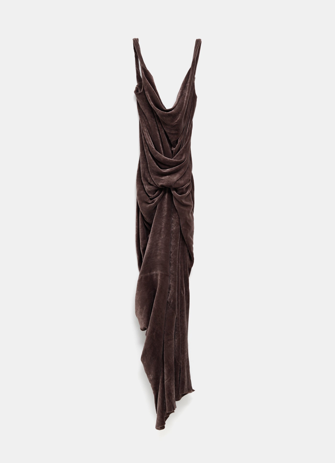 Vestido de noche drapeado
