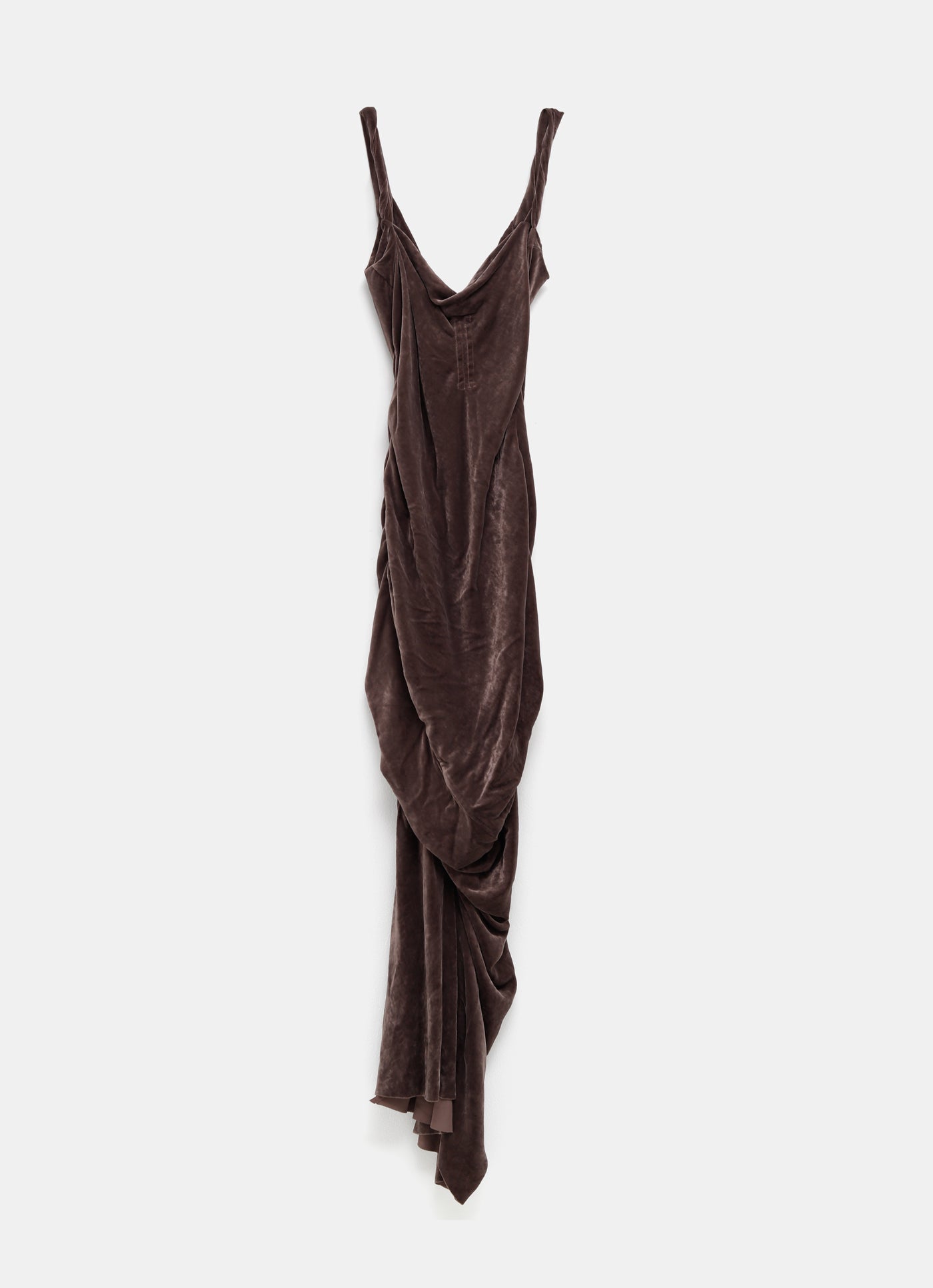 Vestido de noche drapeado