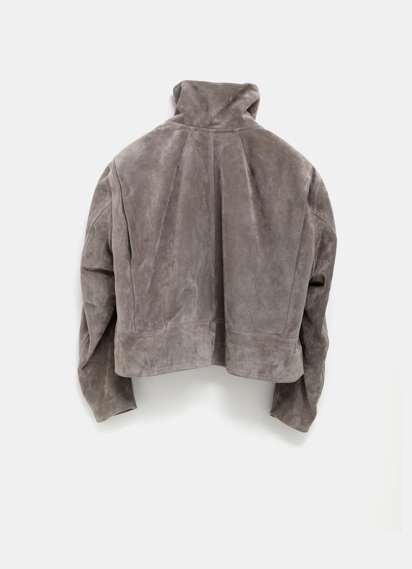 Chaqueta de cuero acolchada