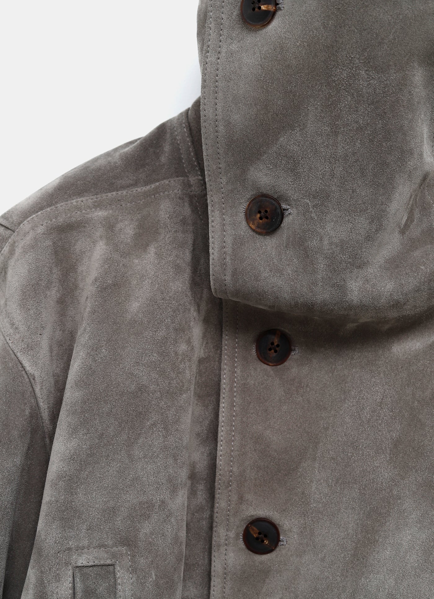 Chaqueta de cuero acolchada
