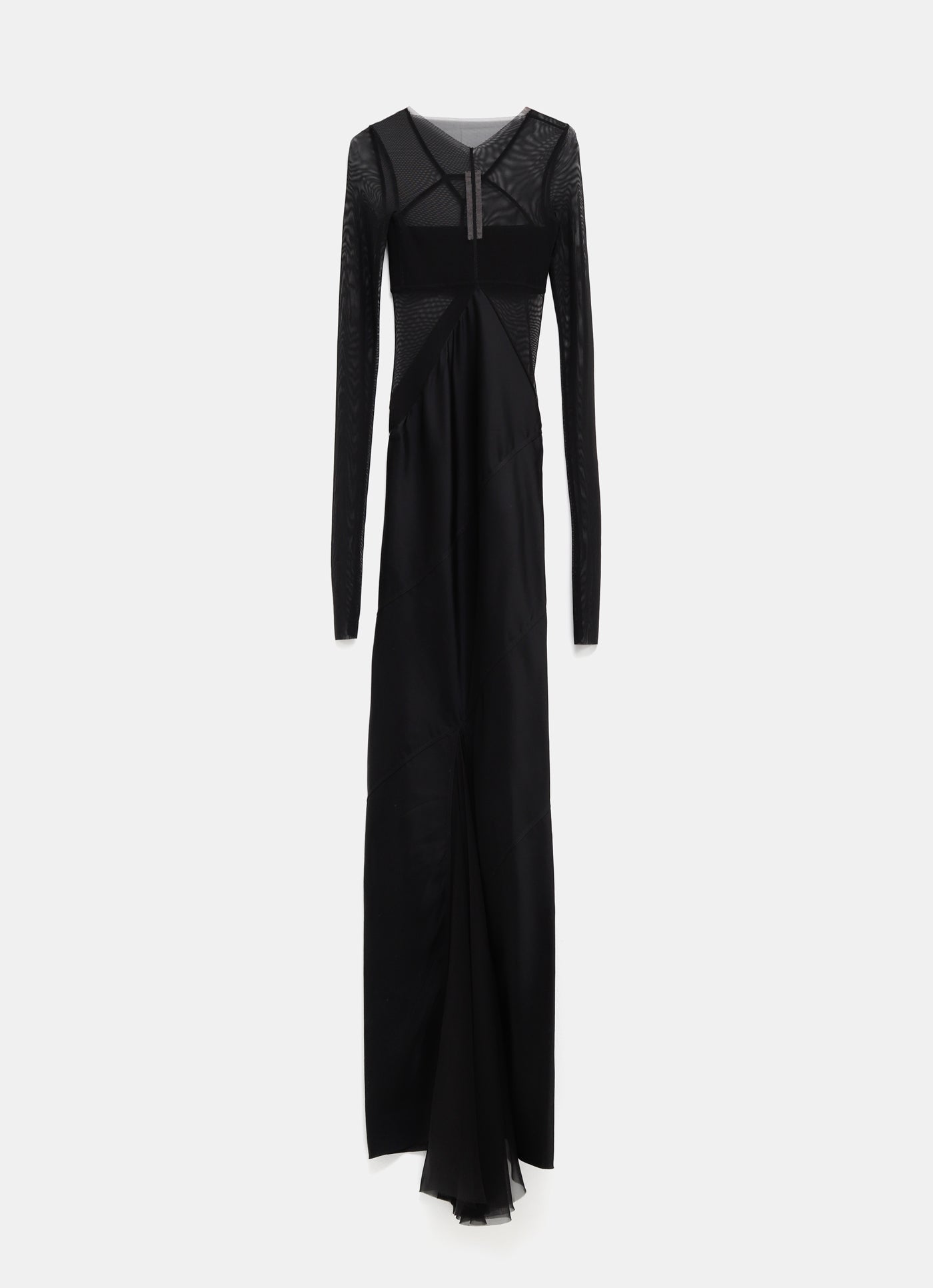 Vestido de noche combinado