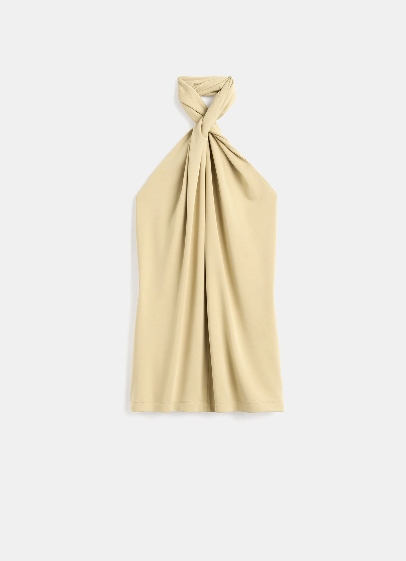 Top halter retorcido