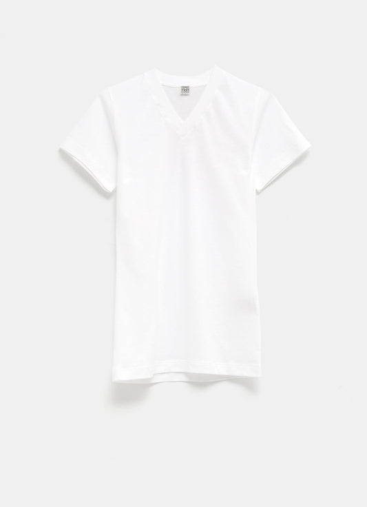 Camiseta con cuello en V
