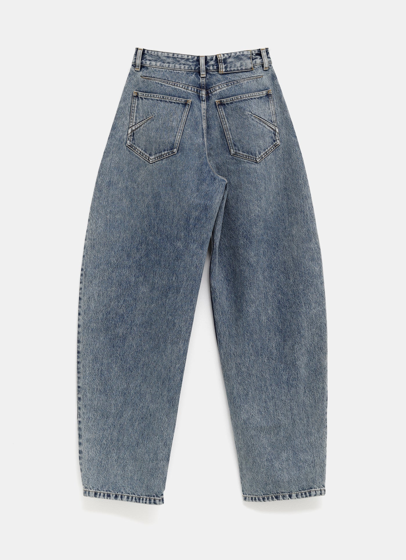 Pantalón vaquero de corte curvo