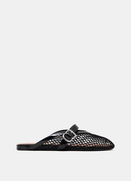 Mules planas de rejilla