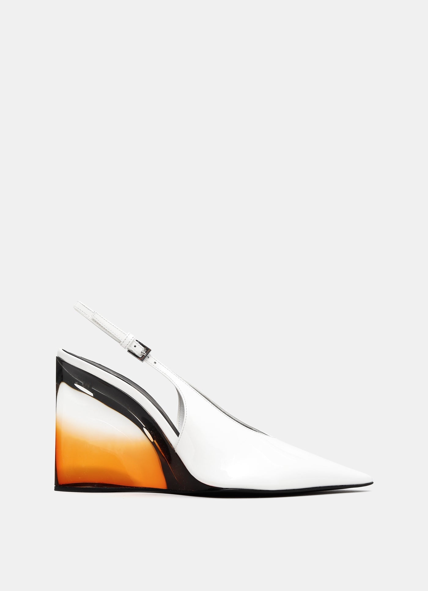 Zapato slingback de cuña invisible