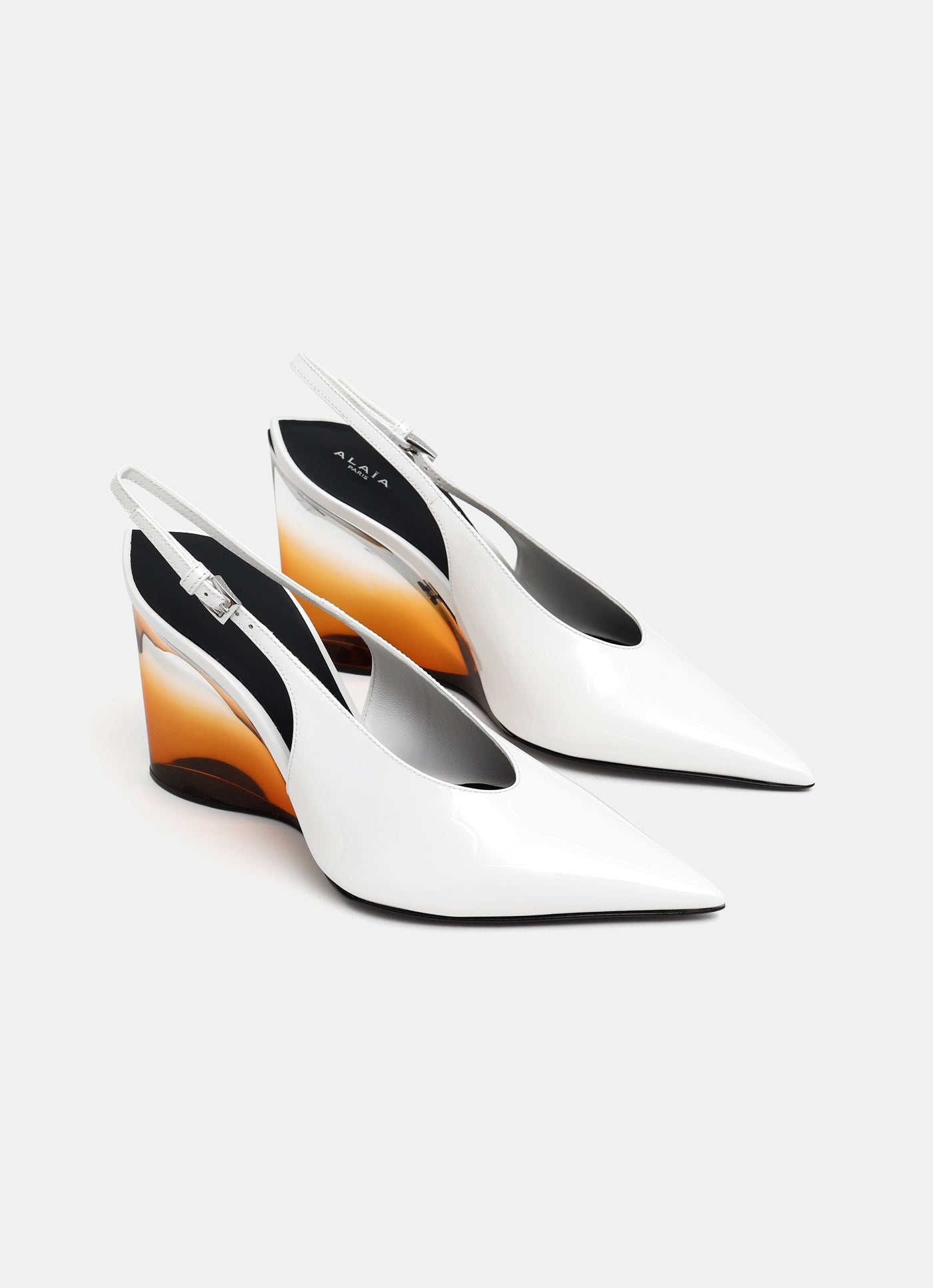 Zapato slingback de cuña invisible