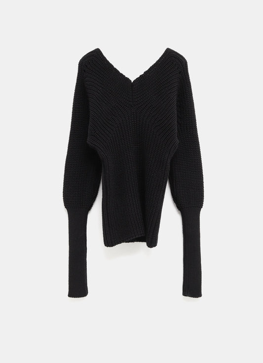 Jersey con hombros al descubierto para mujer