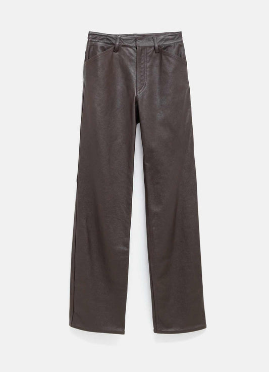 Pantalón de cuero para mujer