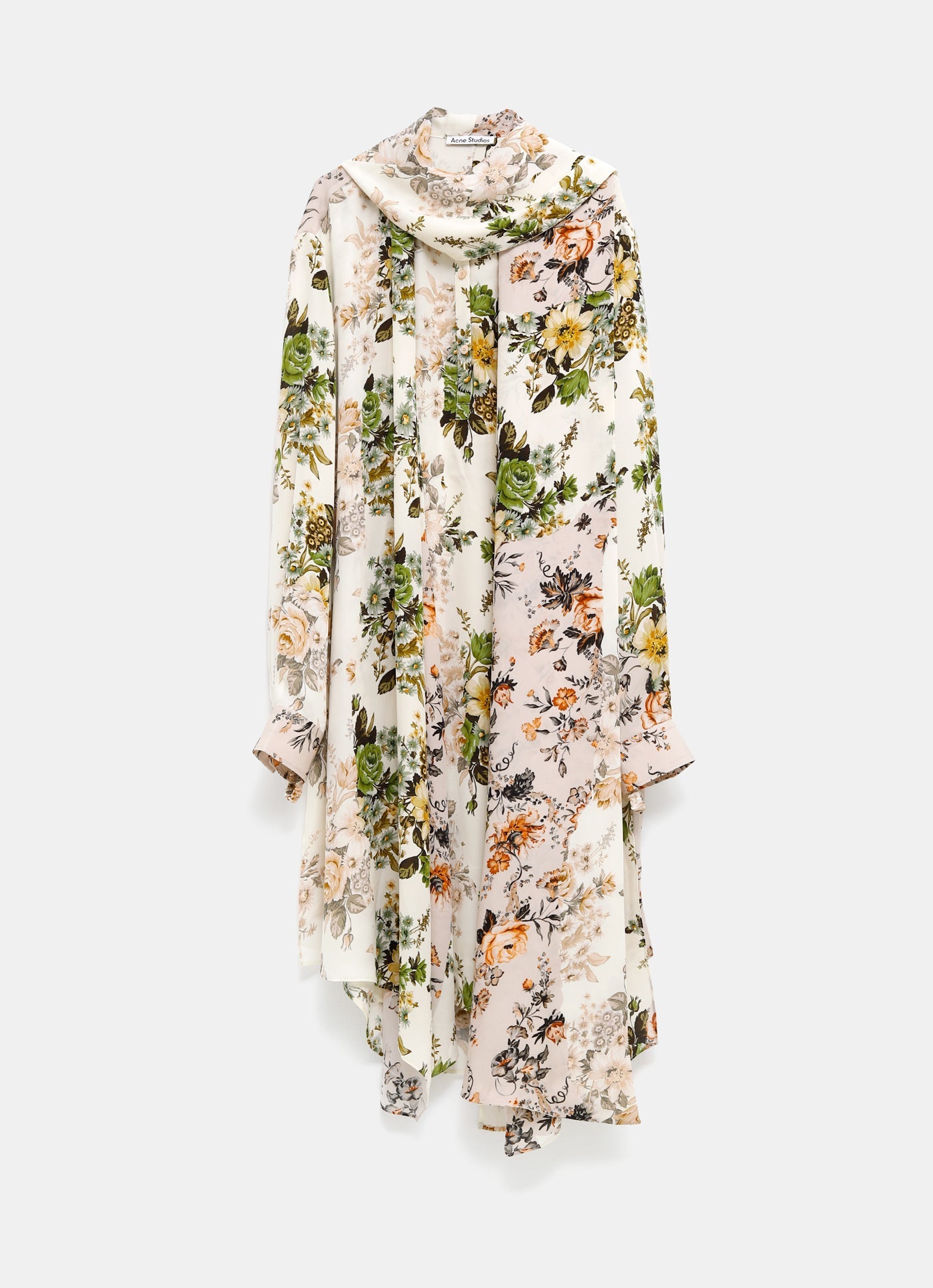 Vestido camisero floral