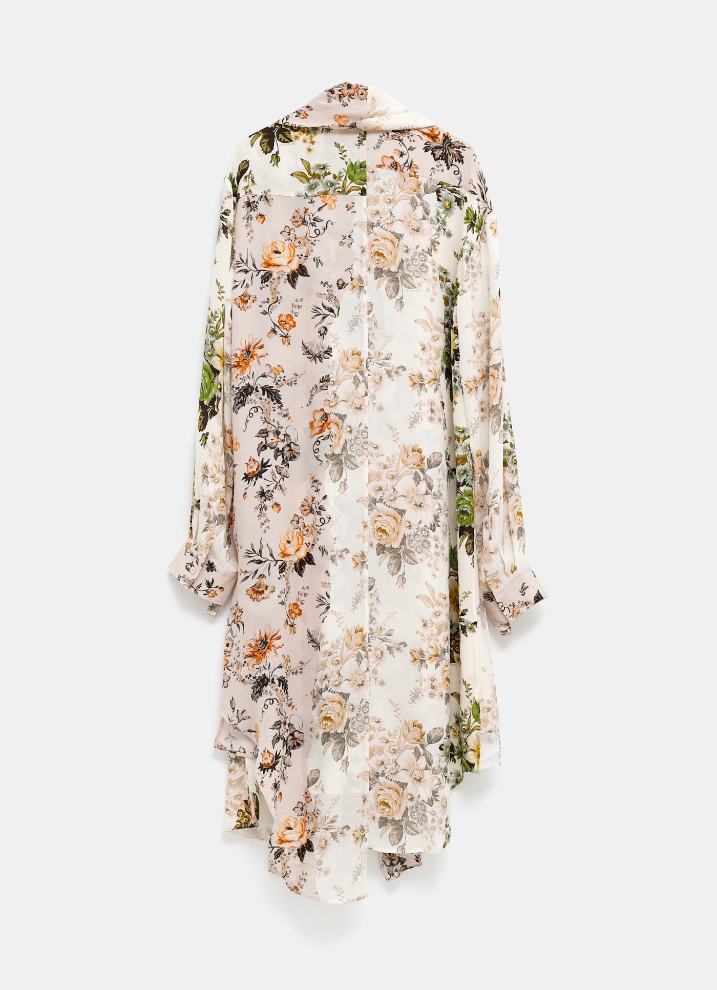 Vestido camisero floral