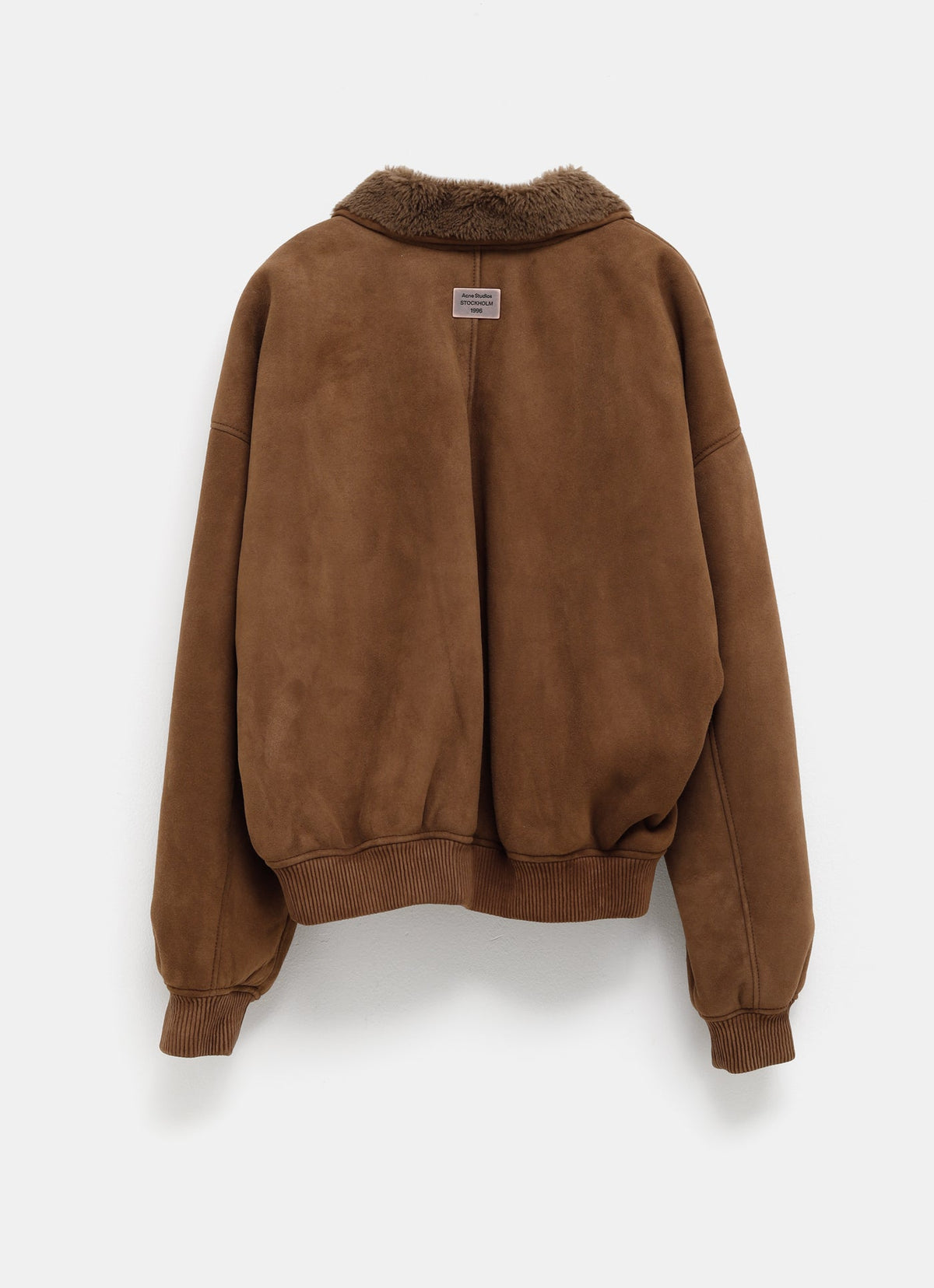 Chaqueta bomber de borreguito para mujer