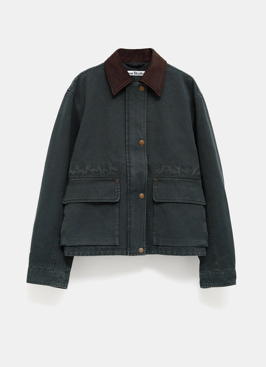 Chaqueta en algodón lavado para mujer