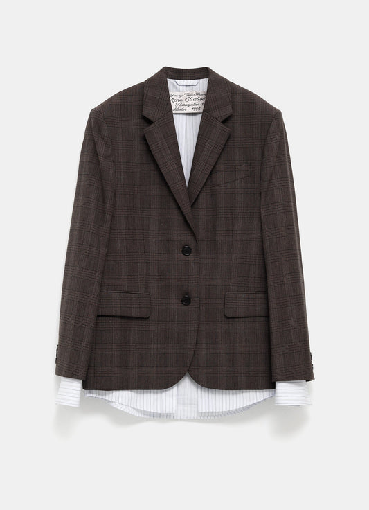 Chaqueta de vestir a capas para mujer