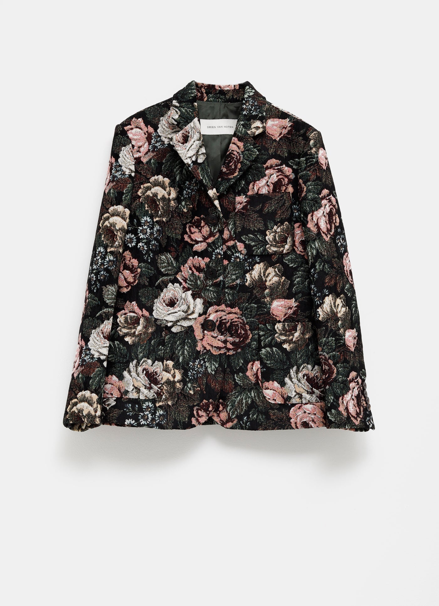 Chaqueta floral sencilla