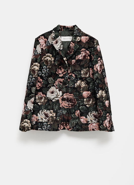 Chaqueta floral sencilla