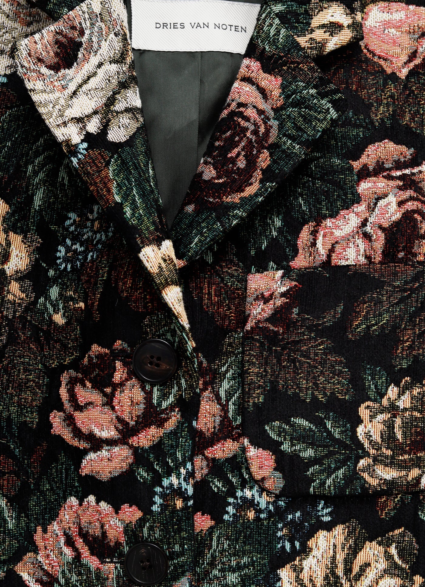 Chaqueta floral sencilla