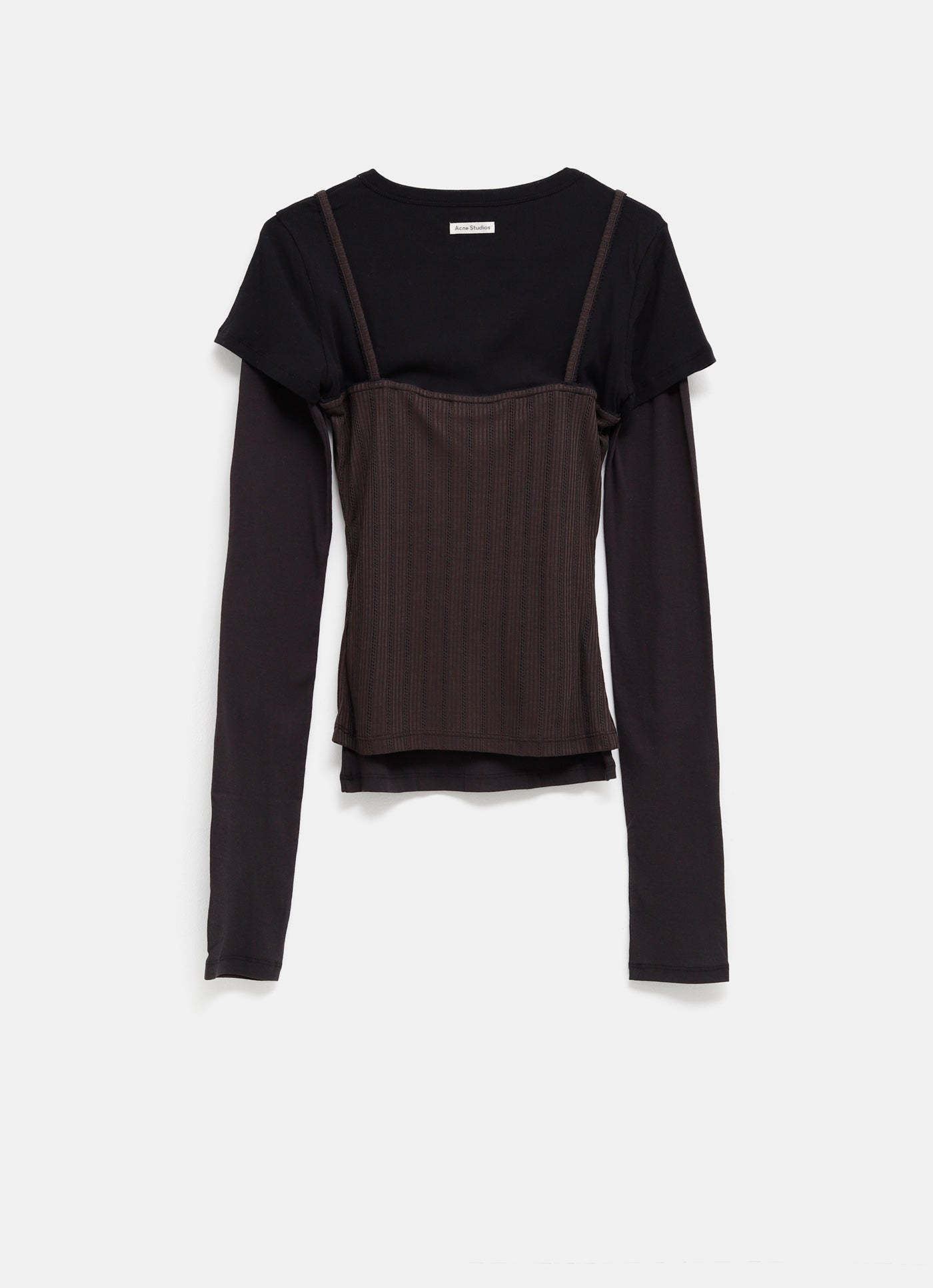 Camiseta con diseño a capas y lazo