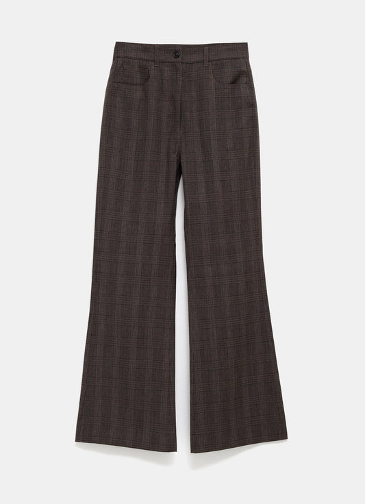 Pantalón a cuadros para mujer