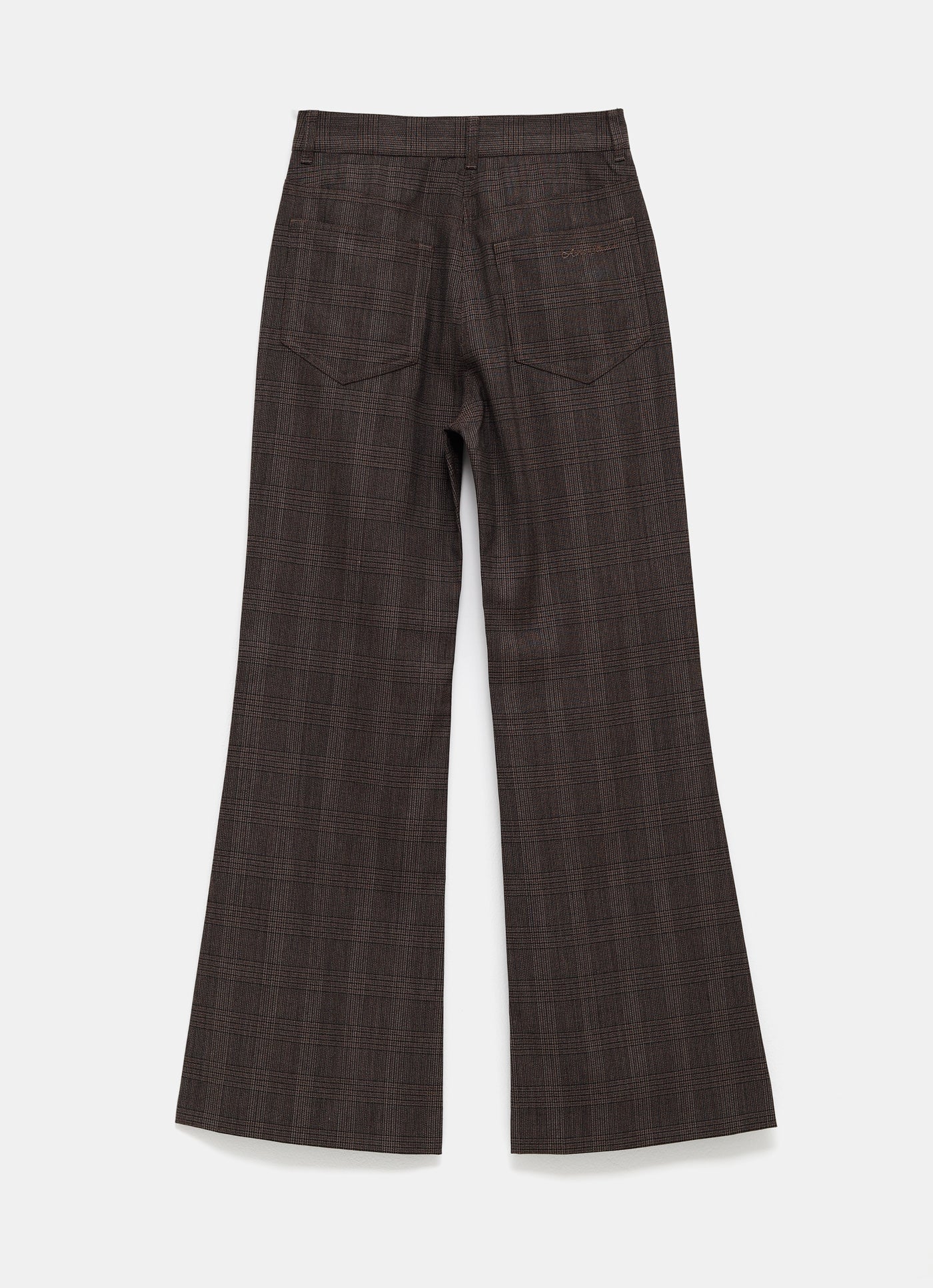 Pantalón a cuadros para mujer