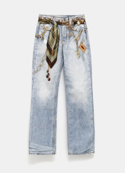 Pantalón estampado para mujer