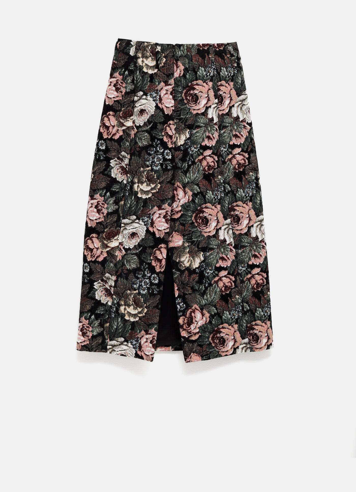 Falda midi floral