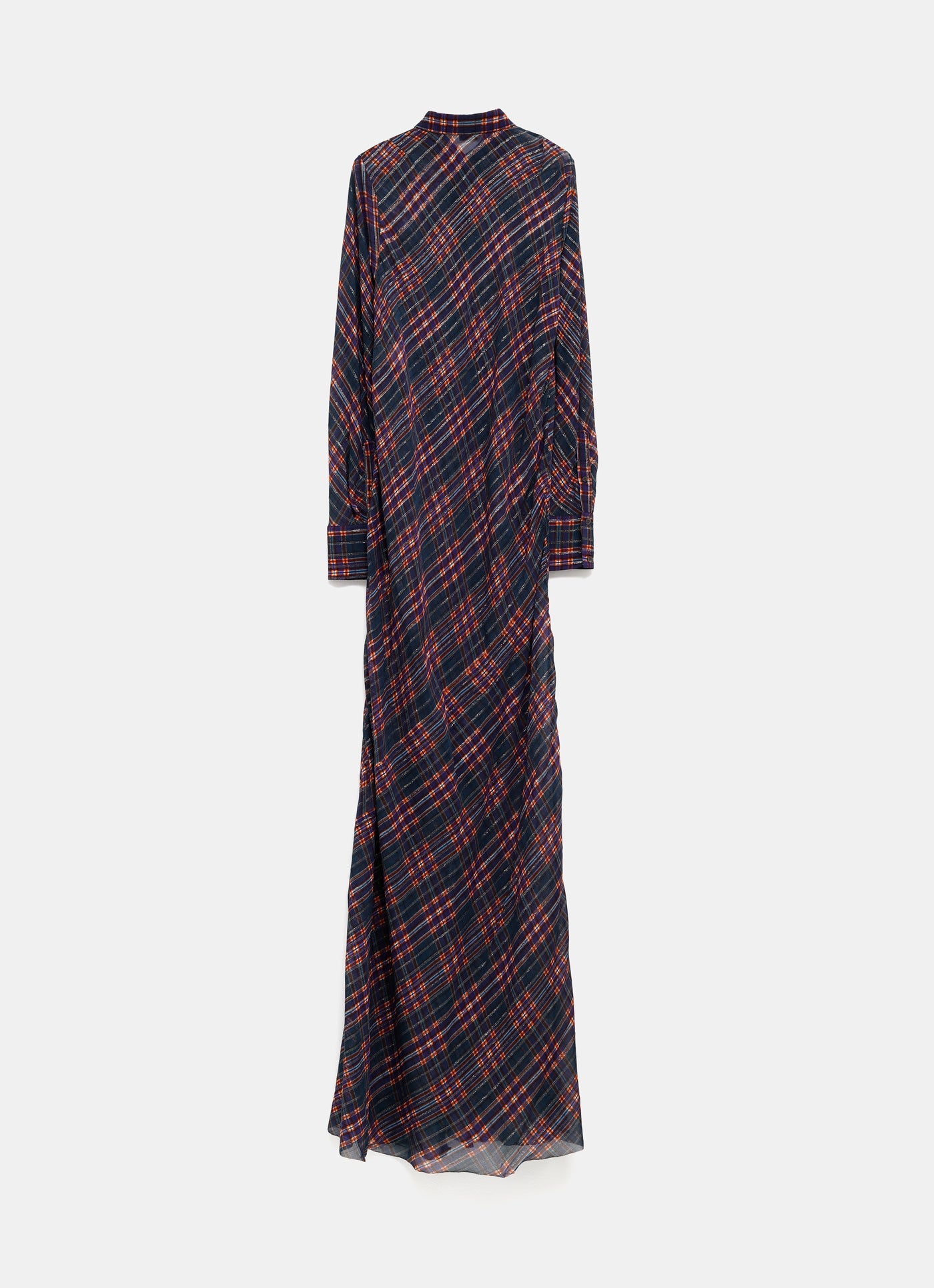 Vestido largo de lurex