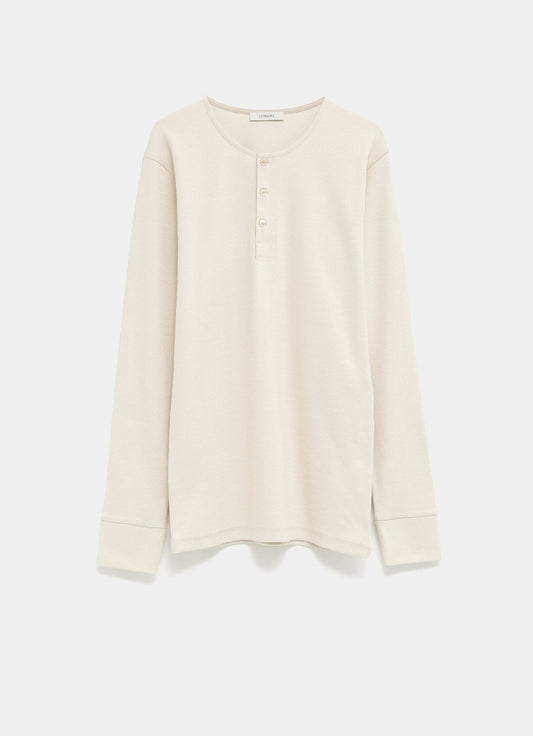 Camiseta Henley de manga larga para hombre
