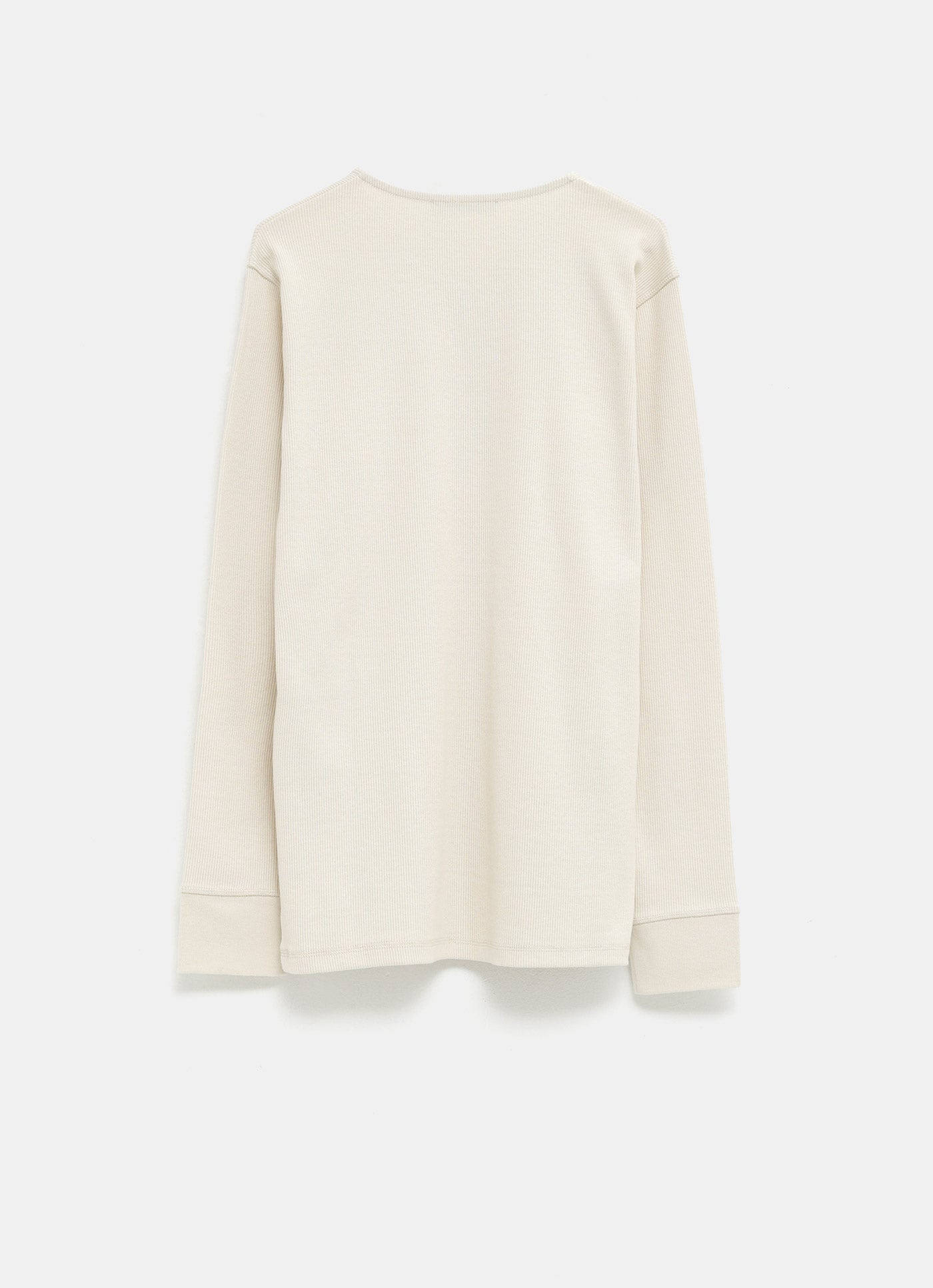 Camiseta Henley de manga larga para hombre