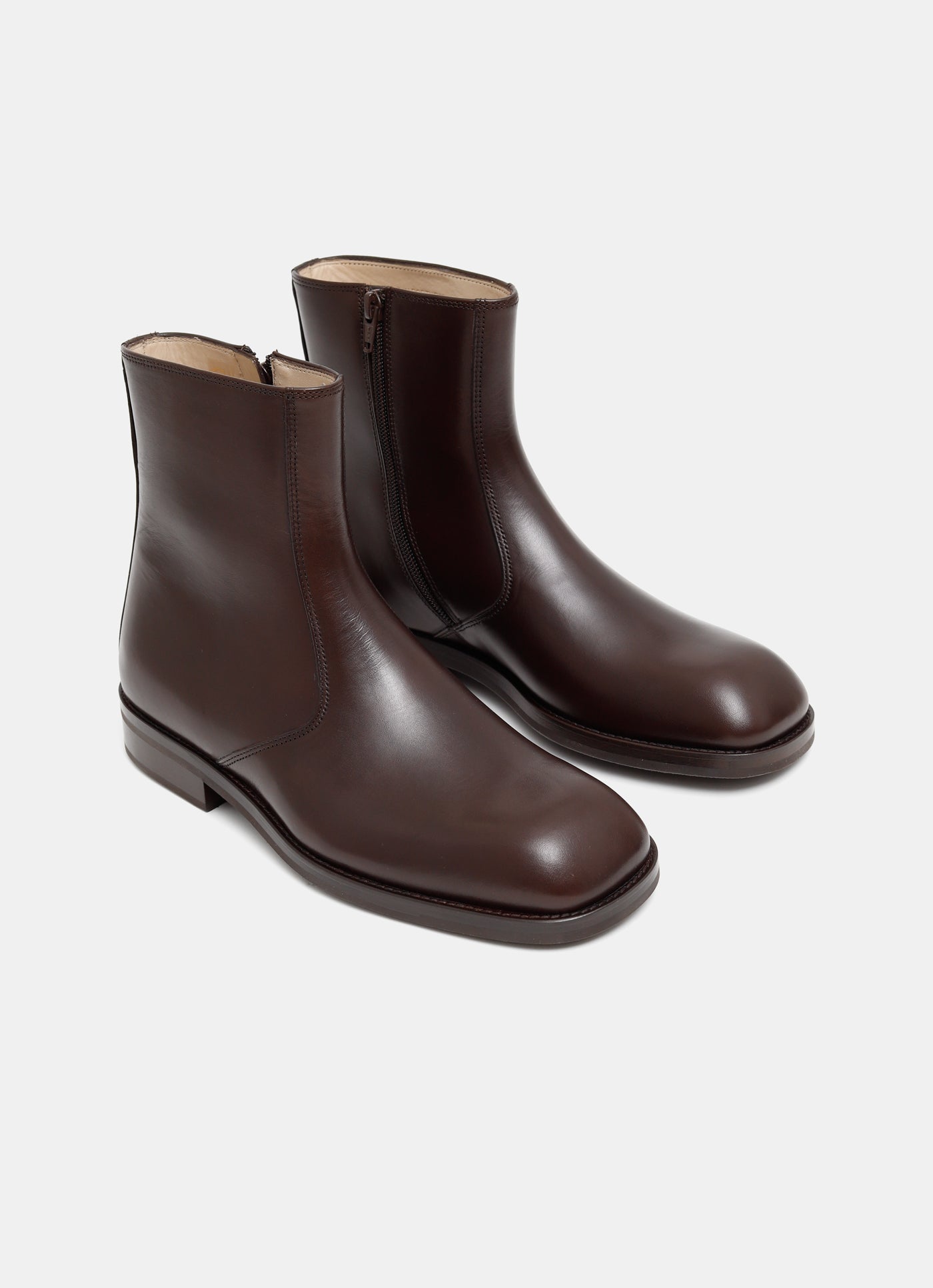 Botín con cremallera para hombre