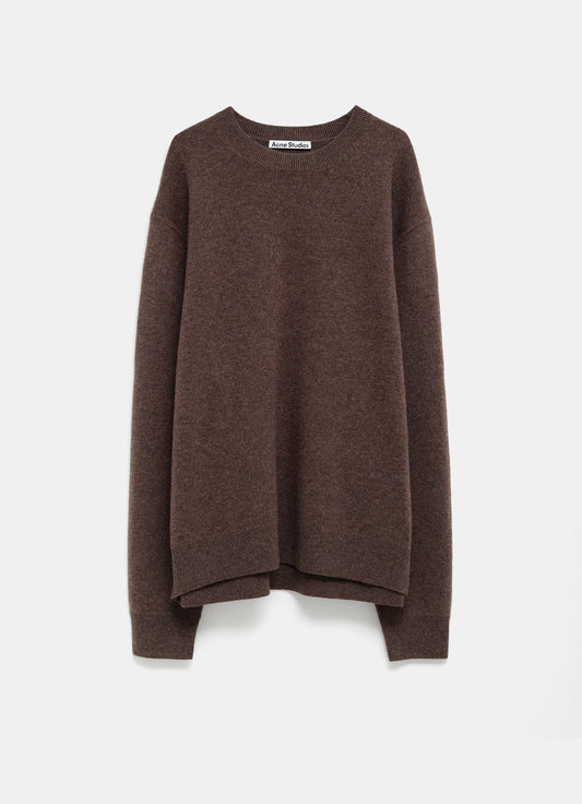 Jersey cashmere con logo para hombre