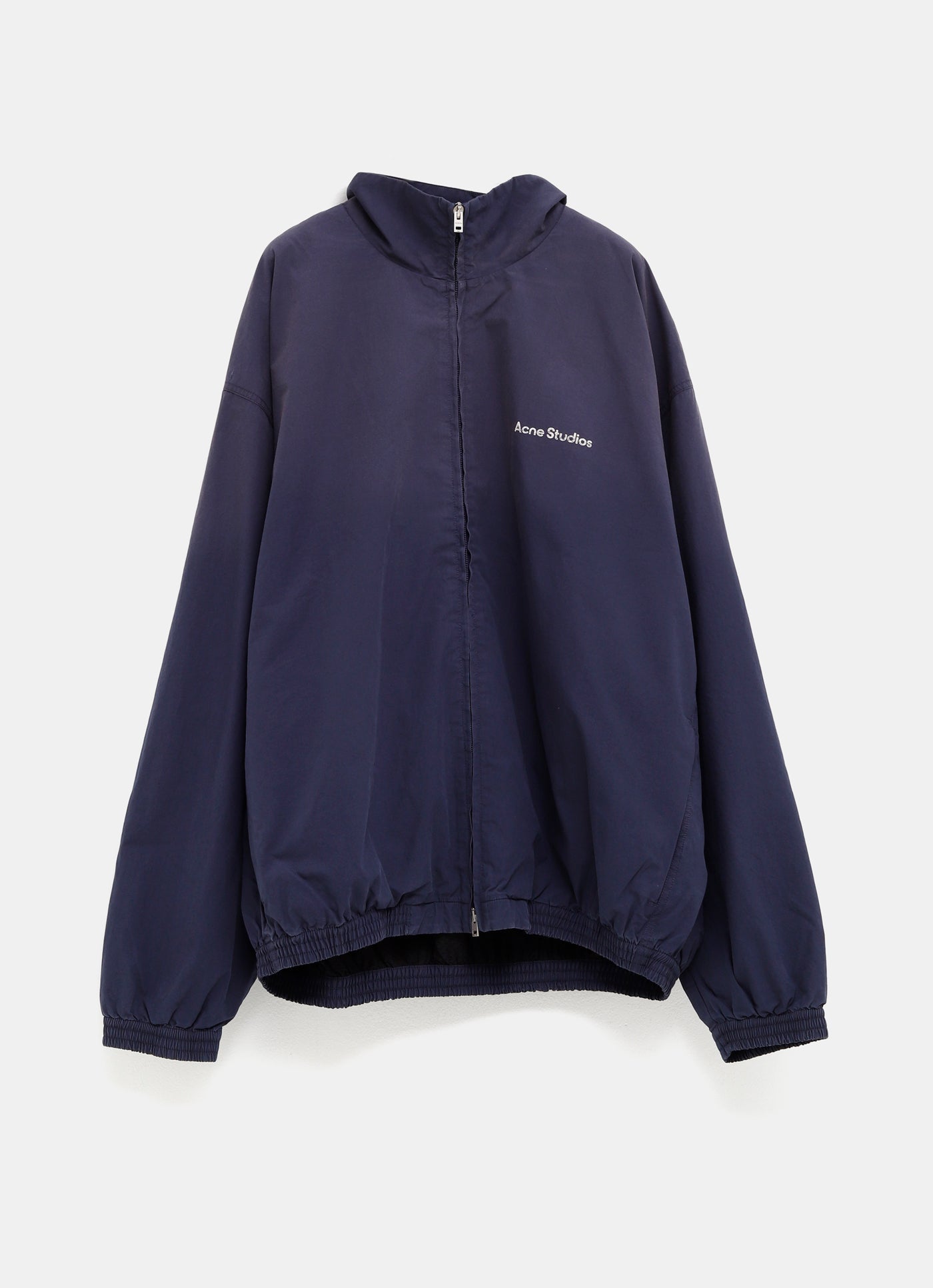 Chaqueta con cremallera y logo para hombre