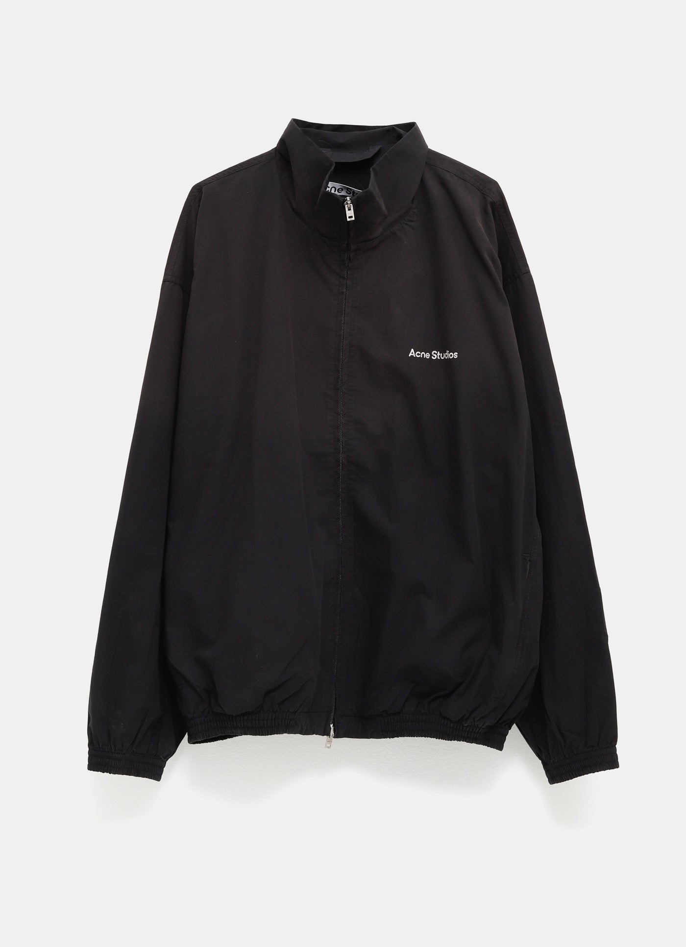 Chaqueta con cremallera y logo para hombre