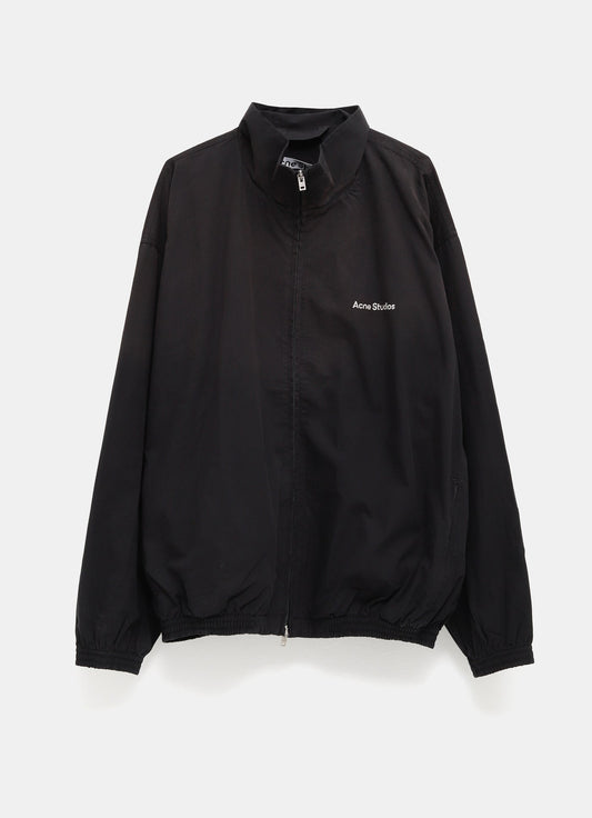 Chaqueta con cremallera y logo para hombre