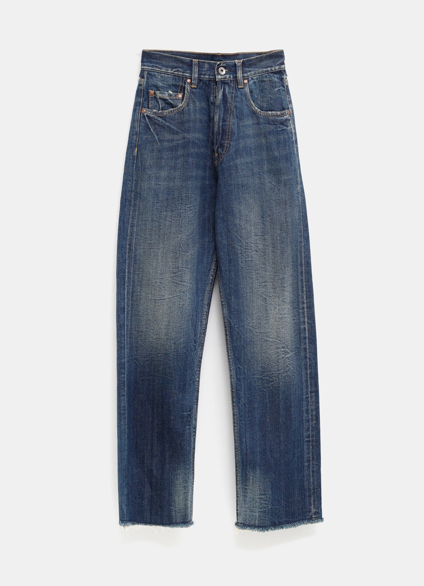 Pantalón vaquero recto para mujer