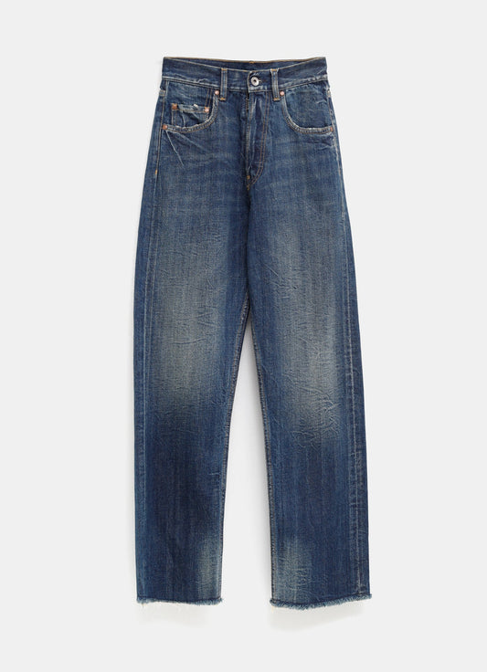 Pantalón vaquero recto para mujer