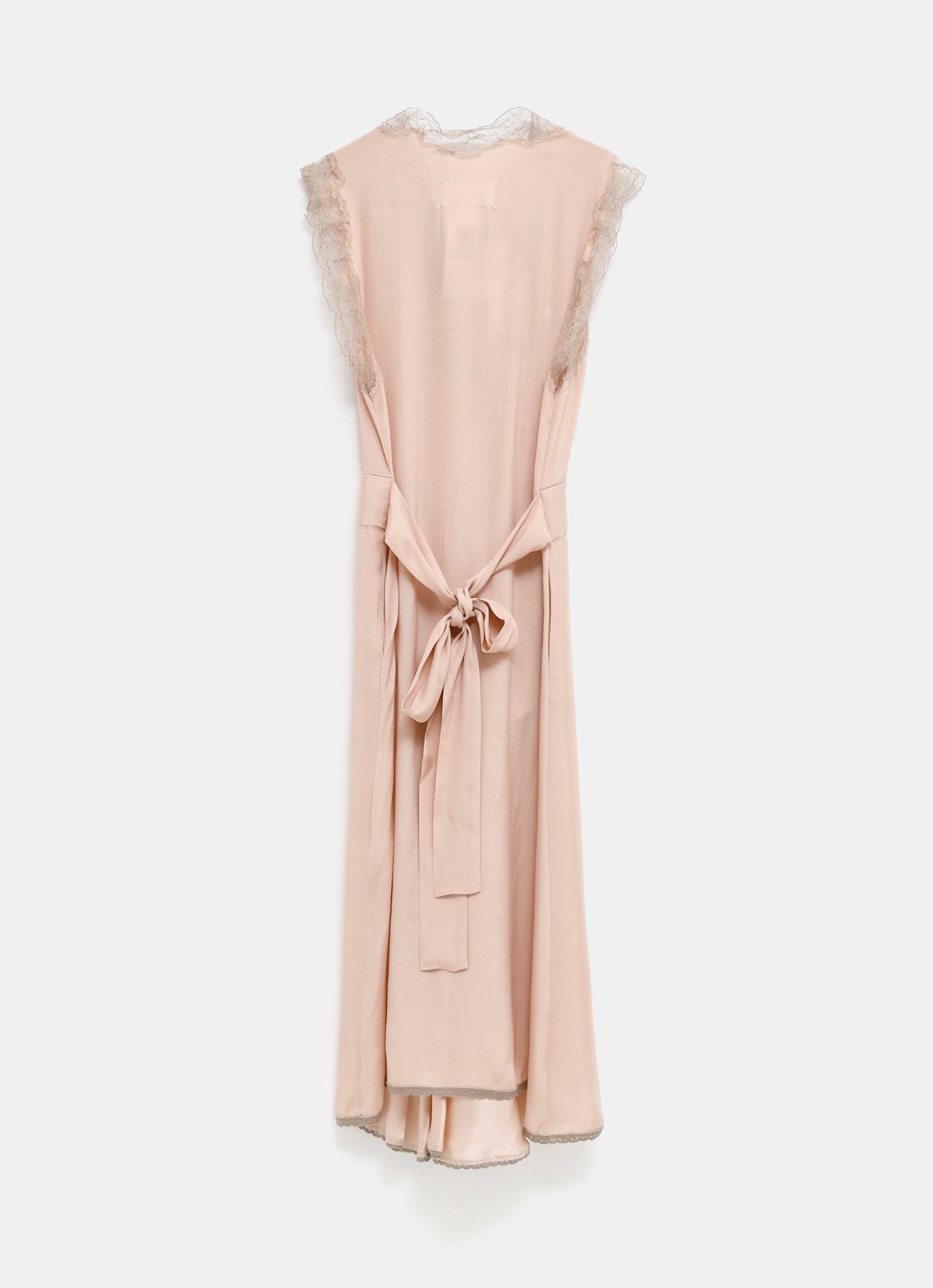 Vestido midi de seda