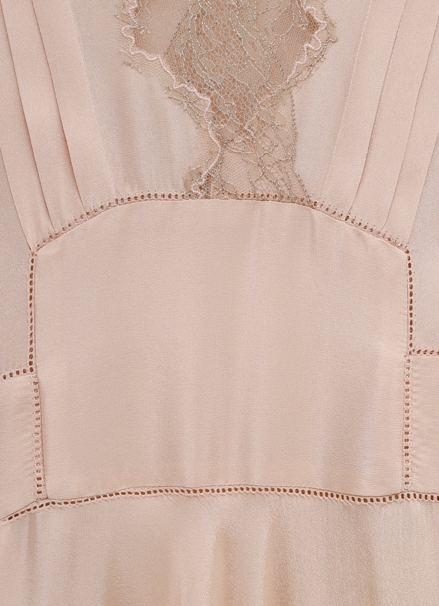 Vestido midi de seda