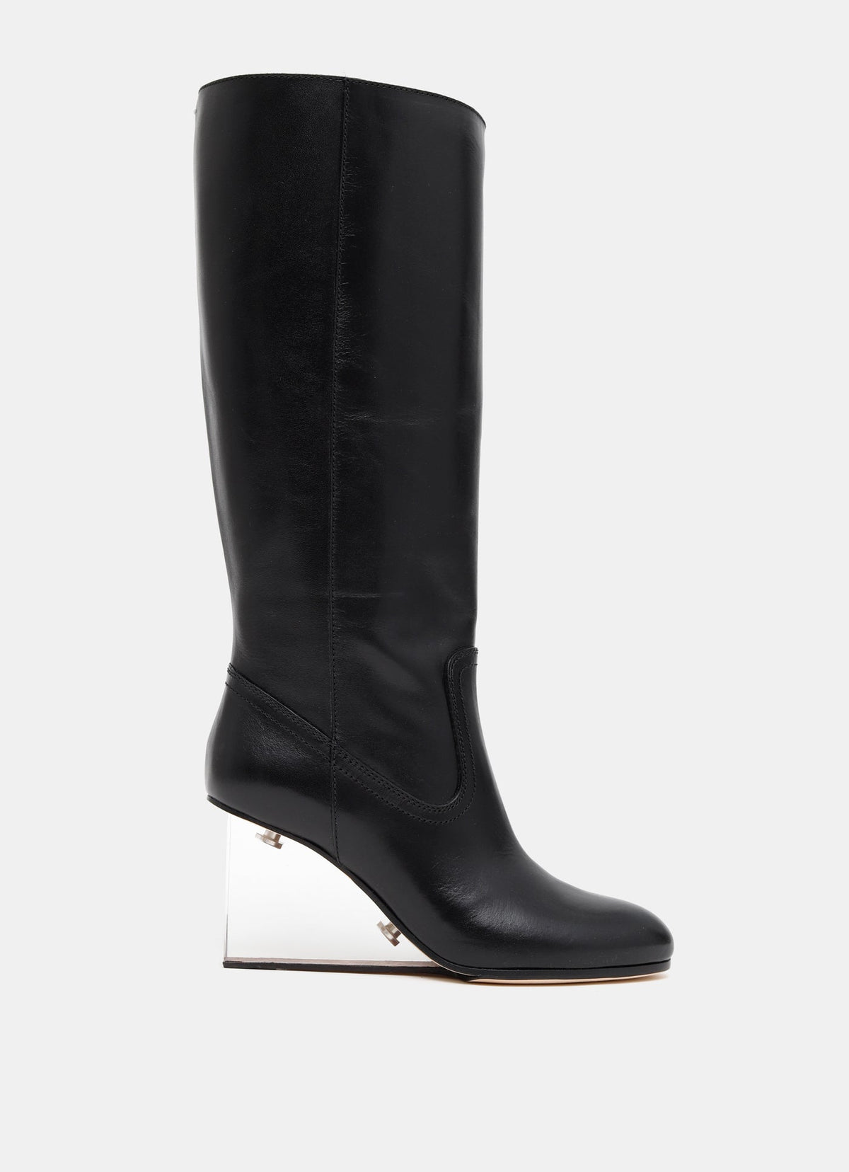 Bota alta con cuña Plexi