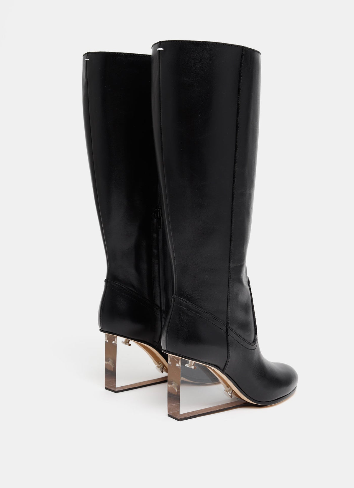 Bota alta con cuña Plexi