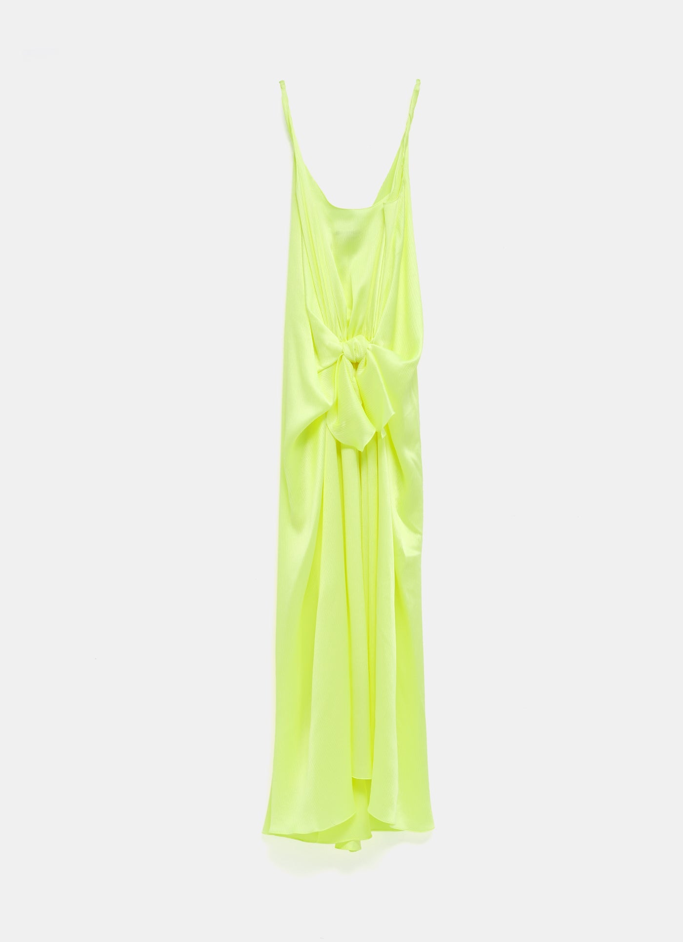 Vestido midi de seda