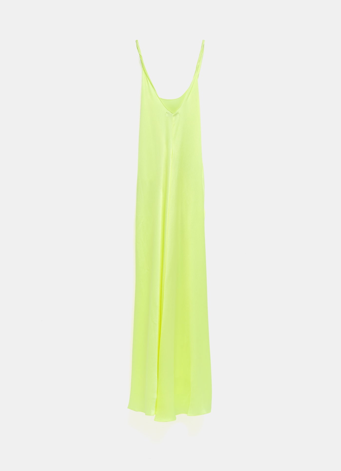 Vestido midi de seda