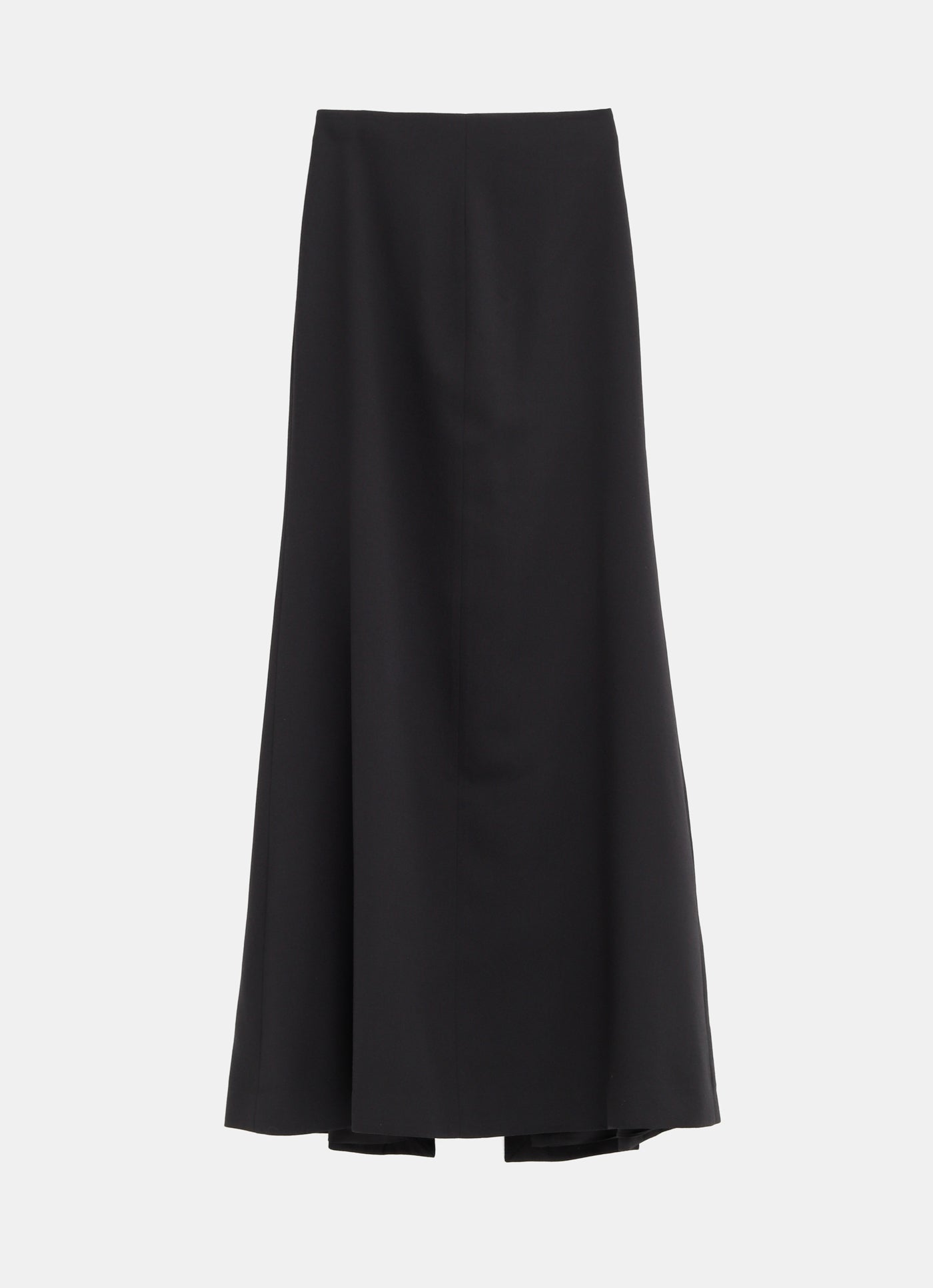 Falda midi de lana