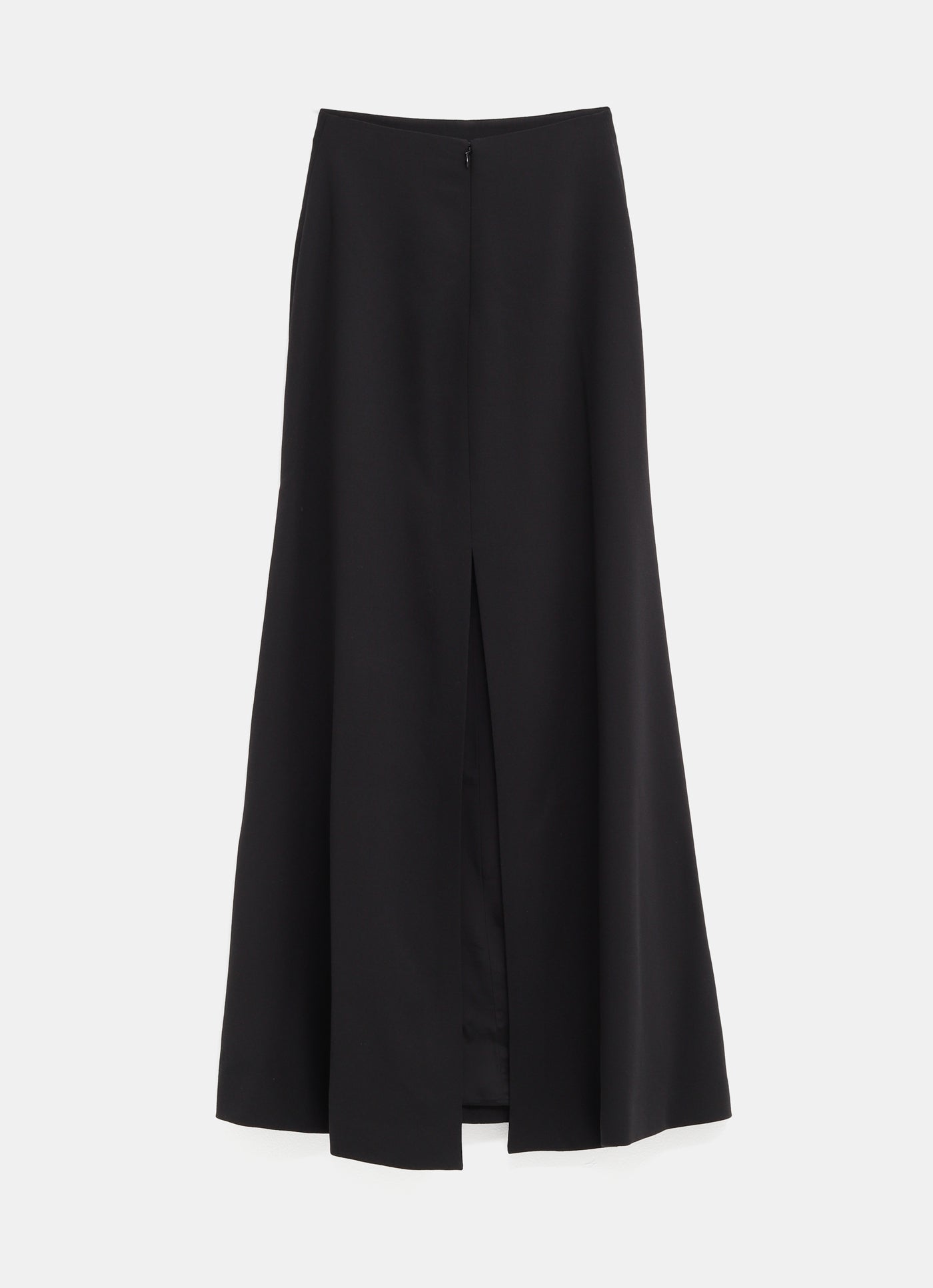 Falda midi de lana
