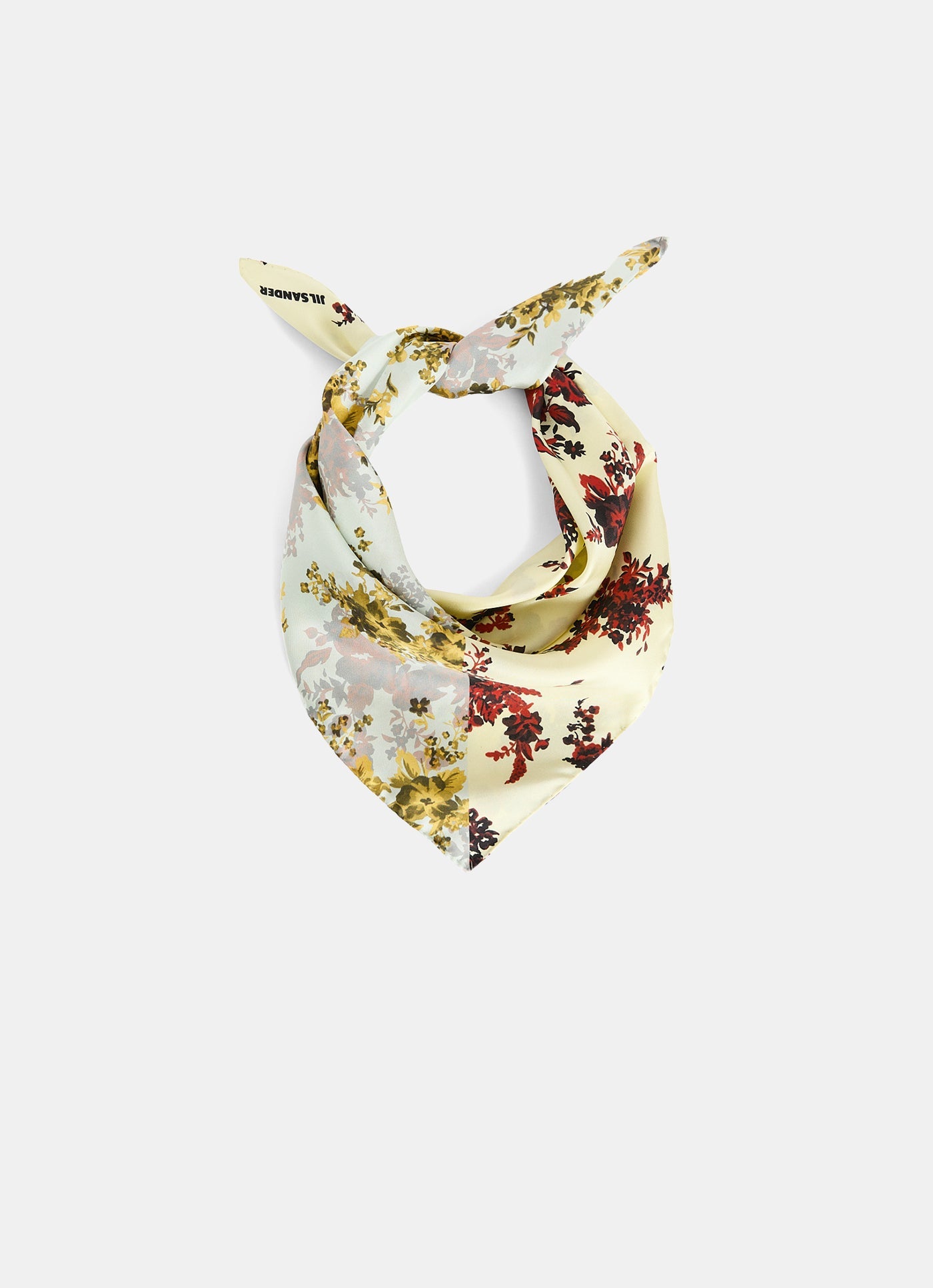 Foulard estampado de seda