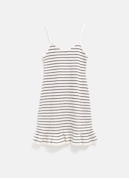Vestido mini a rayas
