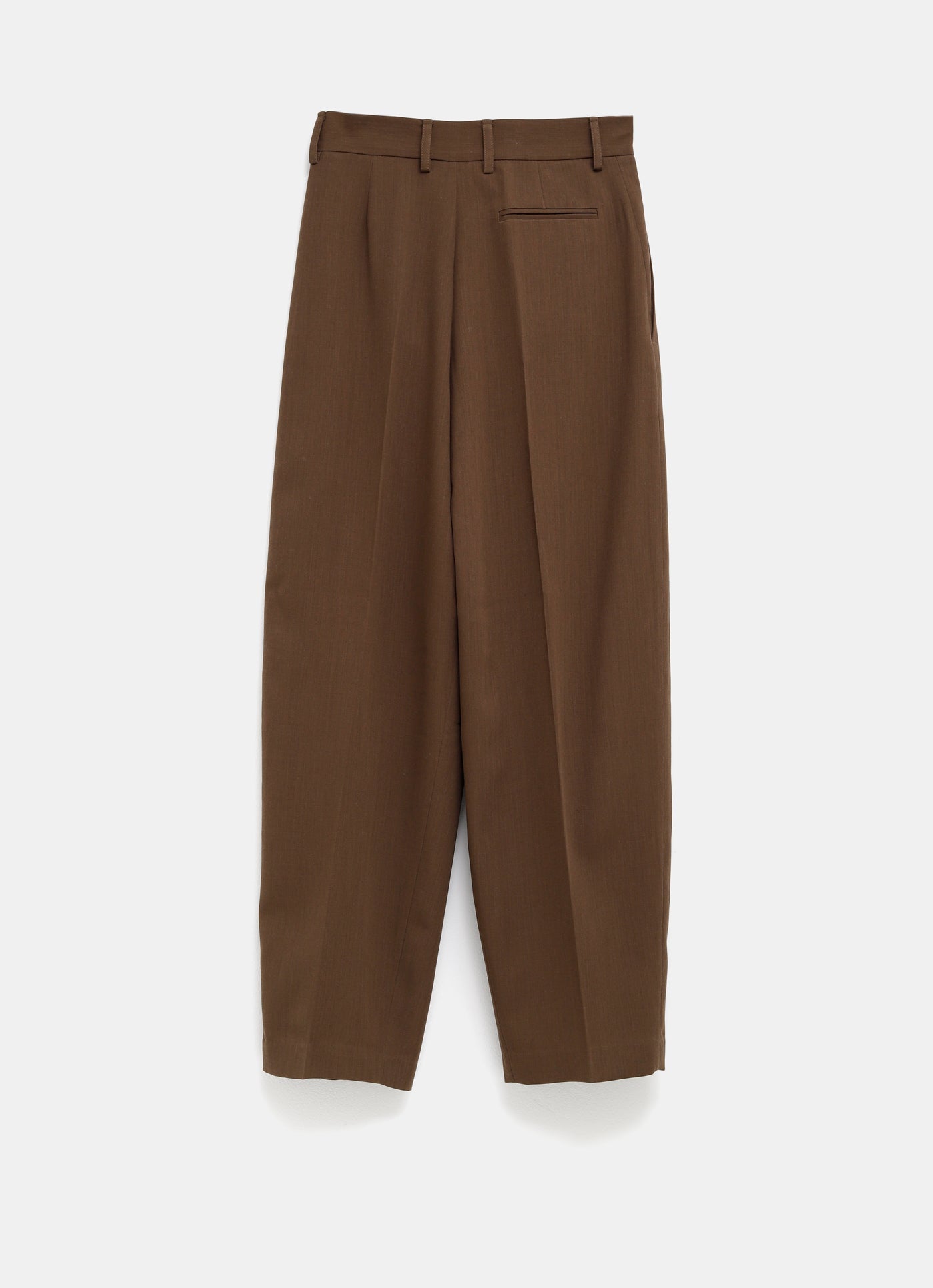 Pantalón ancho con pliegues dobles