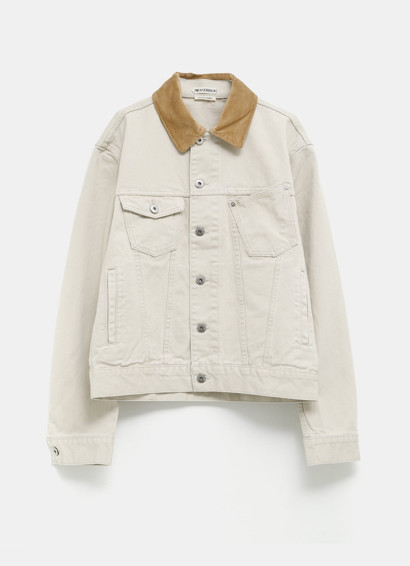 Chaqueta con cuello de pana para mujer