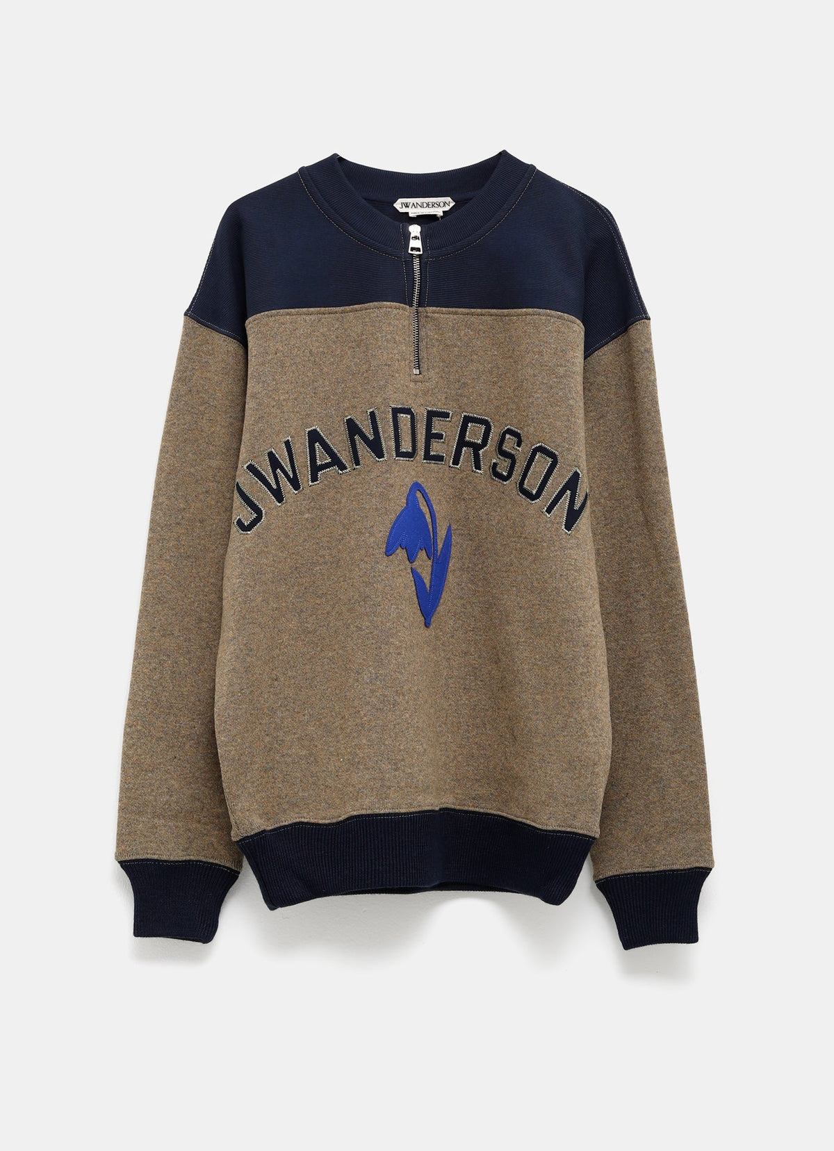 Sudadera con media cremallera para hombre